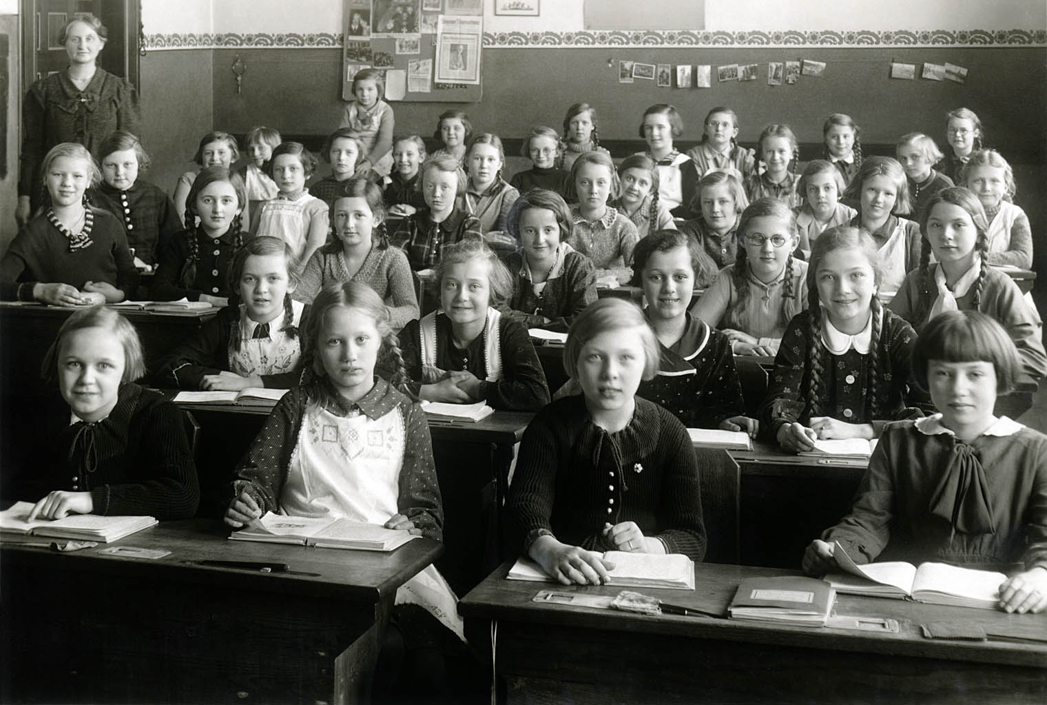 Schulklasse in Berlin vermutlich 1933